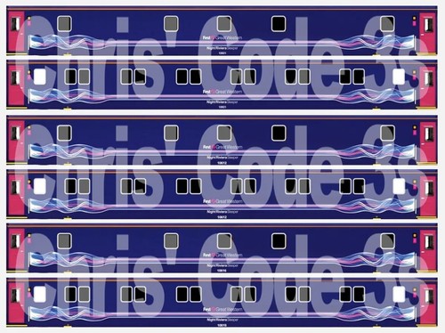 Adhesive vinyl coach decal - adhesive, tt