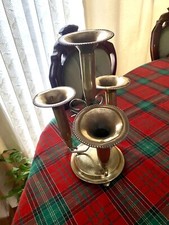 Vintage Silver Plate On Brass