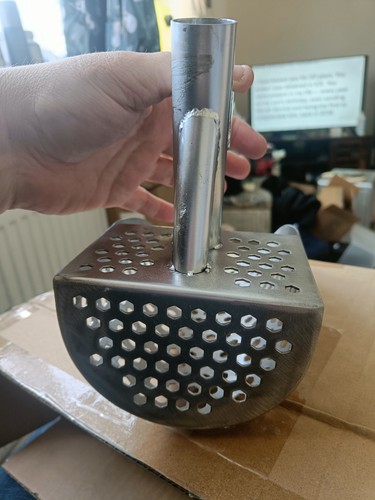 Sand scoop with handle - handle, and
