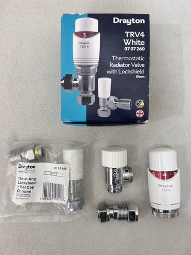 Drayton trv4 15mm angled valve - 15mm,