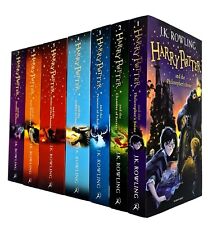 Harry Potter 1-7 Book Set Collection (without box) Genuine UK Editions- FREE P+P