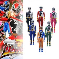 Power Cosplay Rangers Costume Jumpsuit Kids Adult Party Fancy Dress Outfit Gifts