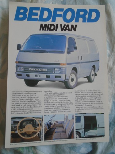 Bedford midi van brochure sep - midi,