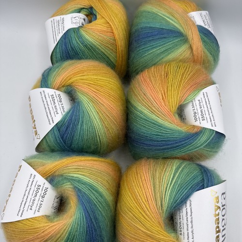 Papatya angora batik yarn - angora,