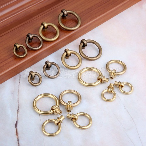 Round furniture pull ring - round,