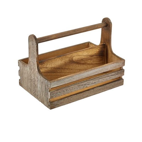 Genware table caddy brown - genware,