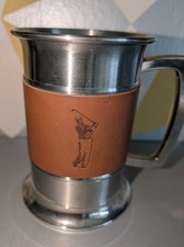 Faux Leather Bound Silver Tone