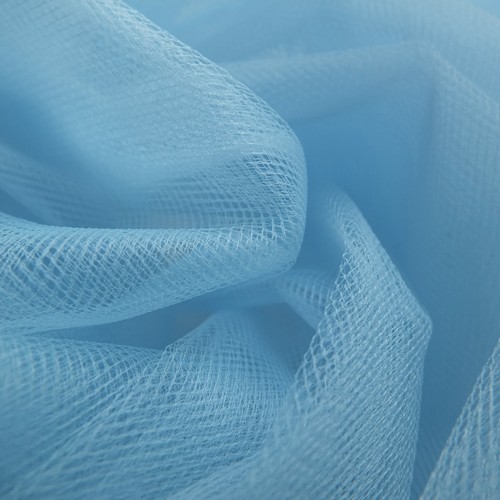 Light blue tulle fabric 280cm - light, -280cm