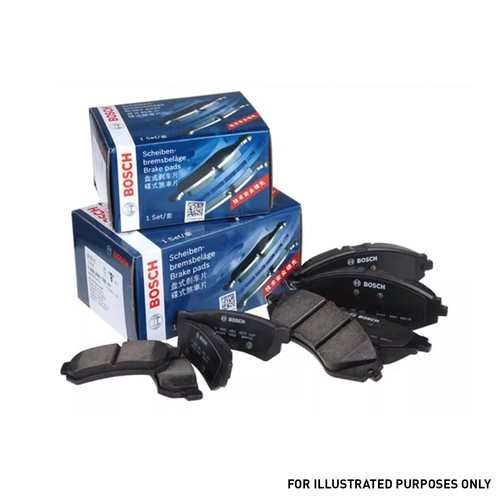 Front rear brake pads - +,