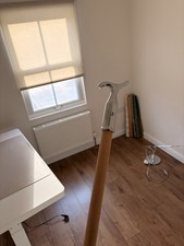 Window Pole Opener and Loft Ladder Pole with Hook | 118Cm Smooth Wooden Window O