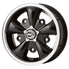JBW AC5 EMPI Style 15x5.5" 5x205 PCD ET+20 Black/D-Cut Alloy Wheel