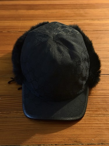 Gucci black monogram - monogram, cap