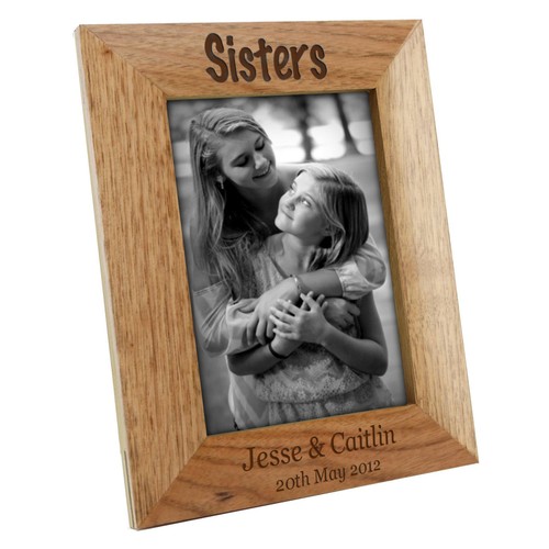 Personalised sisters wooden - personalised,