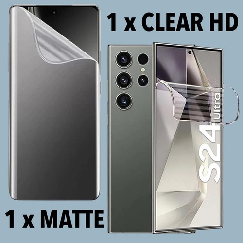 Clear matte hydrogel screen - matte,