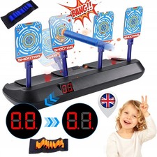 Shooting Target Practice for Nerf Elite Toy Gun Electric Scoring Auto Reset Kids