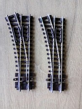 2 X Peco ST-6 N Gauge No.1 Radius Left Hand Points Nickel Silver 