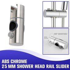Adjustable 25mm Shower Rail Head Slider Holder Bracket Hot Sell ABS Y6X4