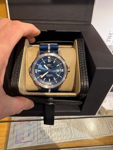 Iwc aquatimer automatic blue - iwc,
