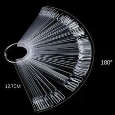 NAIL COLOUR DISPLAY Clear  SWATCHES Pop Sticks Sample Fan