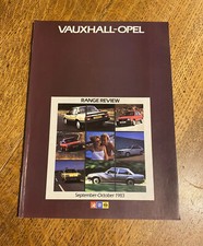 Vauxhall-Opel Range Brochure Sep/Oct 1983 Nova, Astra, Cavalier, Manta, Monza