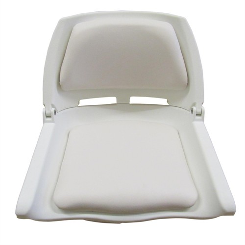 Folding marine boat seat white - folding,