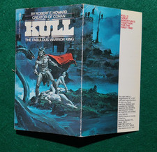 Robert E Howard KULL The Fabulous Warrior King PB Bantam 1978 Conan Fold-Out 1st