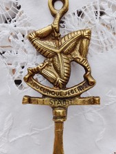 1930's Thick Solid Brass Shoe