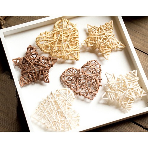 Shabby chic wicker heart - shabby,