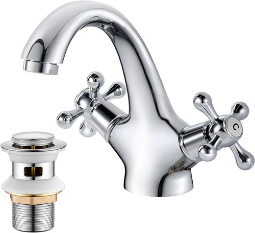 Victorian basin mixer tap - basin,