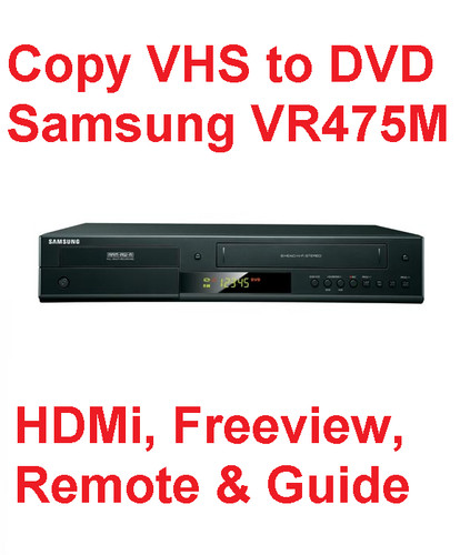 Samsung dvd recorder vr475m - recorder,