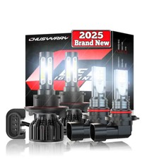 For 2004-2014 Ford F150 FX4 Crew Cab Pickup 4-Door 5.4L LED Headlight Fog Bulbs