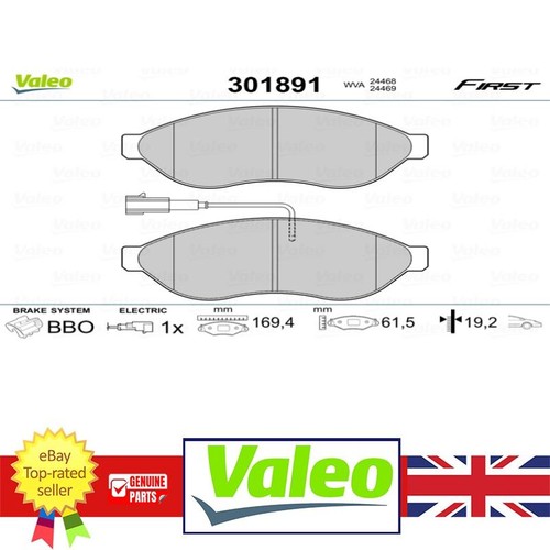 Front brake pad set - front, for