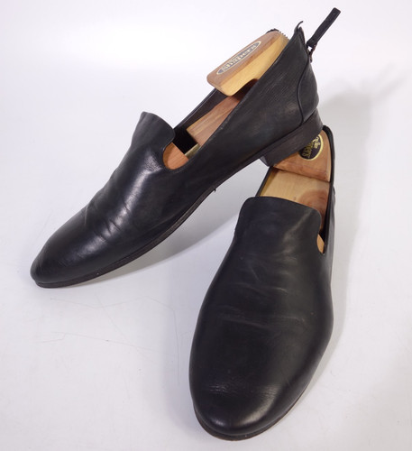 Marsèll black slip shoe - black, /