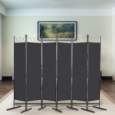 6-Panel Room Divider Folding