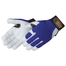 0816 Goatskin Leather Mechanics Construction Protective Comfortable Work Gloves