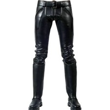 Men's Real Cowhide Leather Gay