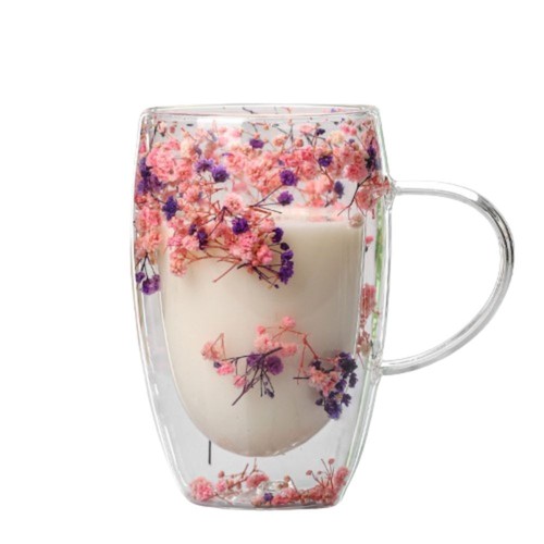 Dried flower double wall clear - dried,