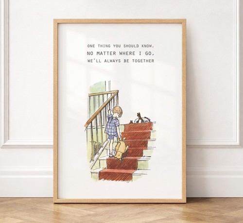 Winnie the pooh quote print - pooh,
