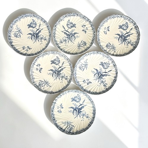 Sarreguemines fontanges bleu - -,