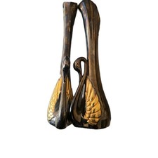 Pair of silver plated Art Deco