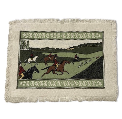 Vintage fox hunting horse - fox,