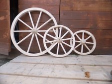 Wooden Cart Wagon Wheel 30cm 40cm 50cm 60cm 70cm 80cm  Solid Wood Best Qualit...