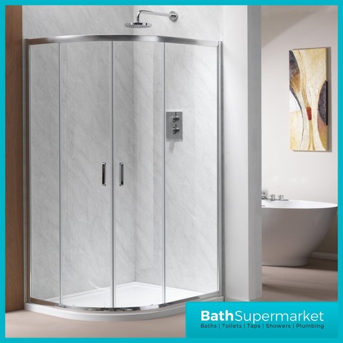 Offset quadrant shower - quadrant,