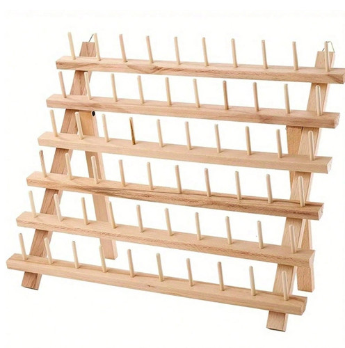 Wooden thread rack spool - thread,