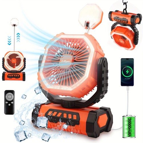 Outdoor camping fan with - fan,