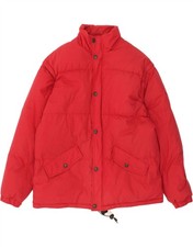 AUSTRALIAN L'ALPINA Mens Padded Jacket EU 52 XL Red Polyester SR21