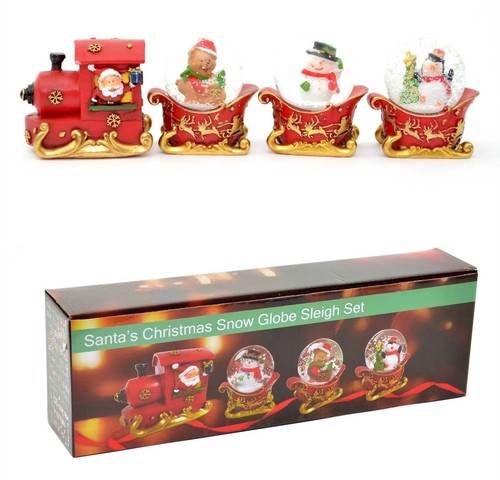 Christmas santa snow globe - snow,