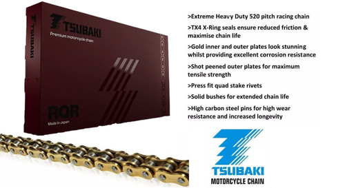 Tsubaki racing pro gold ring - tsubaki, racing-pro