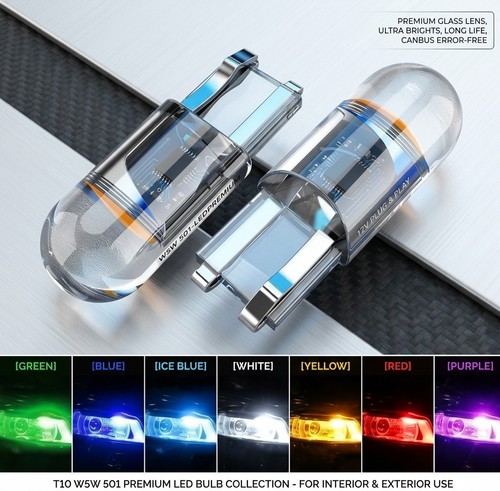 Premium t10 w5w 501 - premium, side