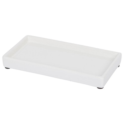Ceramic soap dispenser tray - ceramic,